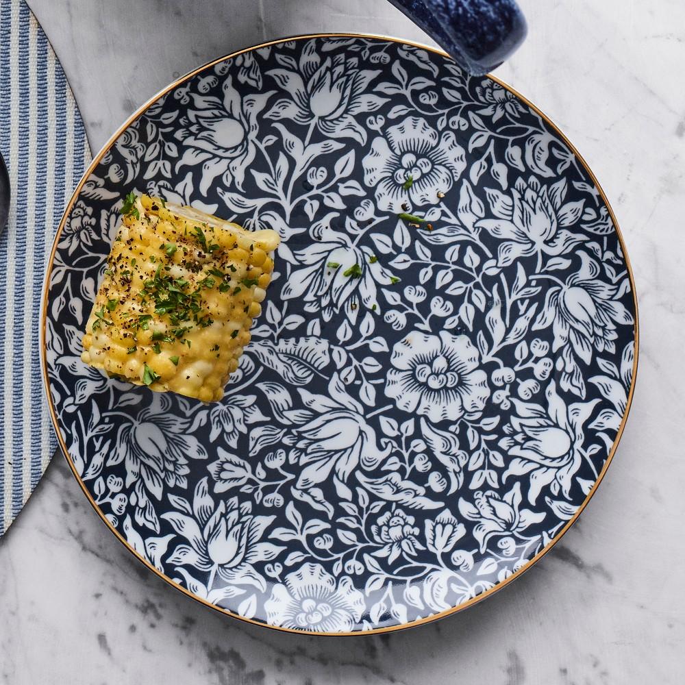 Williams Sonoma x Morris & Co. Bluebell Appetiser Plates Williams Sonoma x Morris & Co. Bluebell Appetiser Plates